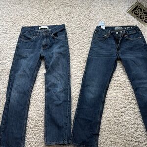 Boys Levi's Dark Indigo Straight Jeans